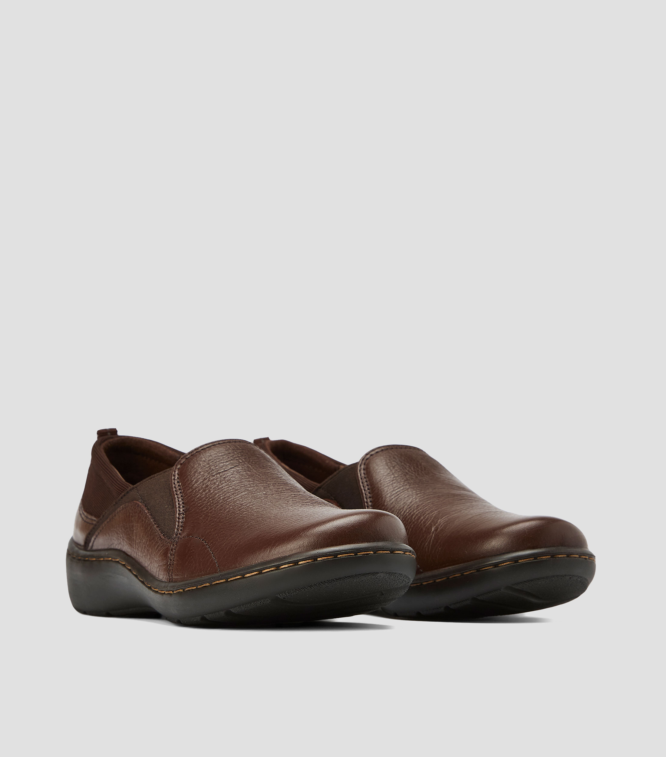 Mocasines Koral en piel vacuna lisos Mujer
